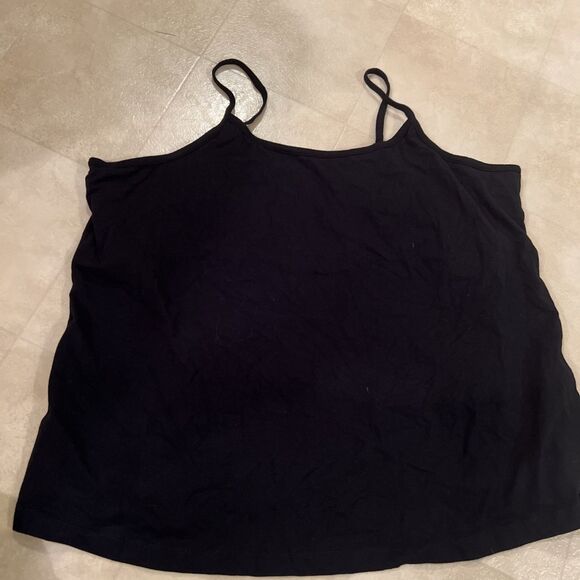 Roaman's Tops - Roamans Black Camisole Top w/ Adjustable Straps - Size 3XL 30/32
